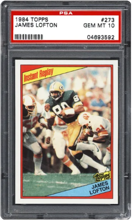 1984 Topps James Lofton Instant Replay #273