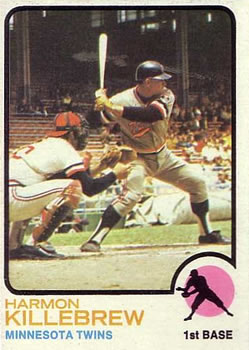 1972 Topps #51 Harmon Killebrew Minnesota Twins Baseball Card NM lsat