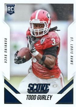 Todd Gurley II football card (Los Angeles Rams, RB) 2016 Score Scorecard  #293 at 's Sports Collectibles Store