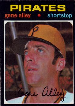 Autographed GENE ALLEY Pittsburgh Pirates 1969 Topps Card - Main Line  Autographs