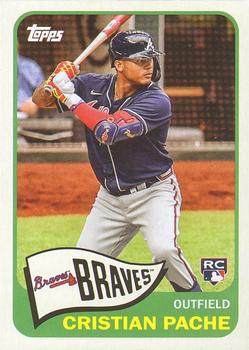 2021 Panini Donruss Optic Cristian Pache The Rookies Atlanta Braves #TR4