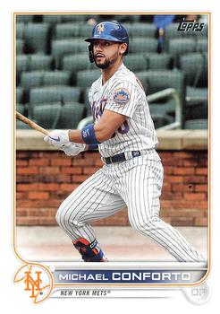 New York Mets #30 Michael Conforto Mlb Golden Brandedition Black