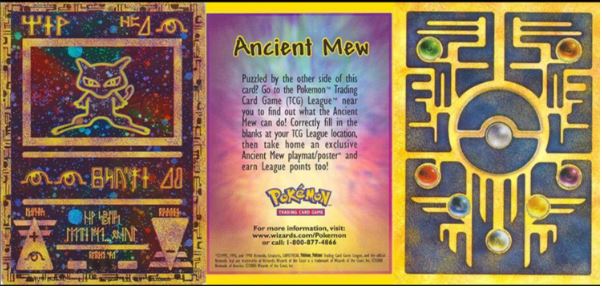 2000 Ancient Mew Movie Promo Card