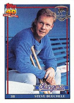  Baseball MLB 1989 Upper Deck #418 Steve Buechele #418 NM  Rangers : Collectibles & Fine Art