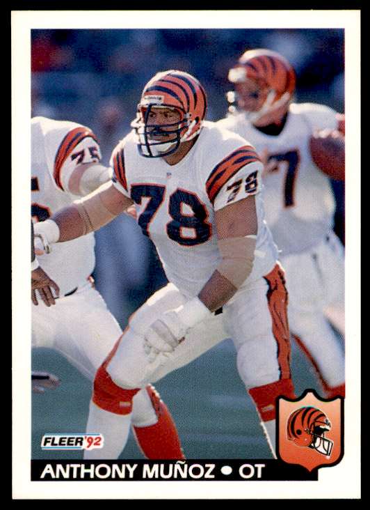 Anthony Munoz - Bengals #178 Score 1990 NFL Football Trading Card