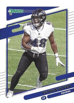 Patrick Queen Rookie 2020 Donruss Optic Pink #118 Baltimore Ravens