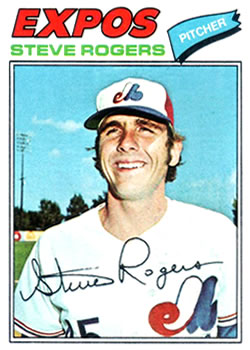 Steve Rogers Signed 1983 Topps Baseball Card - Montreal Expos