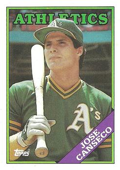 Lot of Two 1988 Topps Jose Canseco baseball cards #370, #759 - Mark McGwire  on eBid United States
