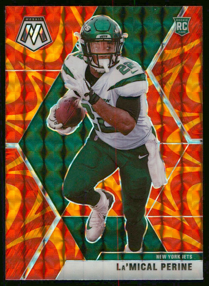 Ja'Marr Chase 2021 Panini Mosaic Mosaic Reactive Orange #307 RC