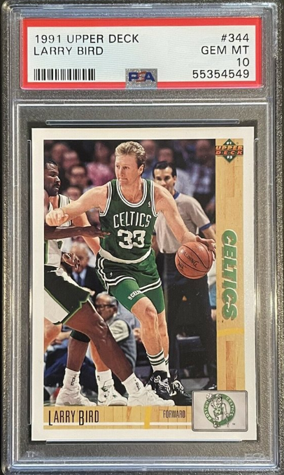 Upper Deck Larry Bird Baseball Trading Cards