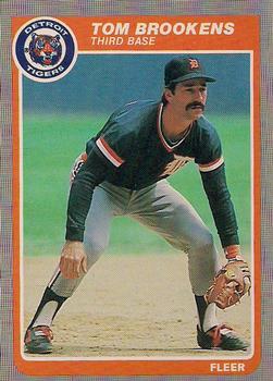 1981 Topps # 251 Tom Brookens Detroit Tigers (Baseball