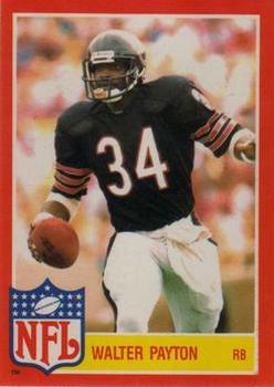 Walter Payton Signed Trading Card. An EX-MT example of the 1988, Lot  #43117