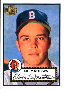 1957 Topps Eddie Mathews #250 Baseball Card SGC 5