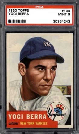 1953 Topps Yogi Berra #104 