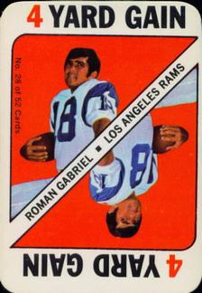 1967 Philadelphia Football Card #88: Roman Gabriel