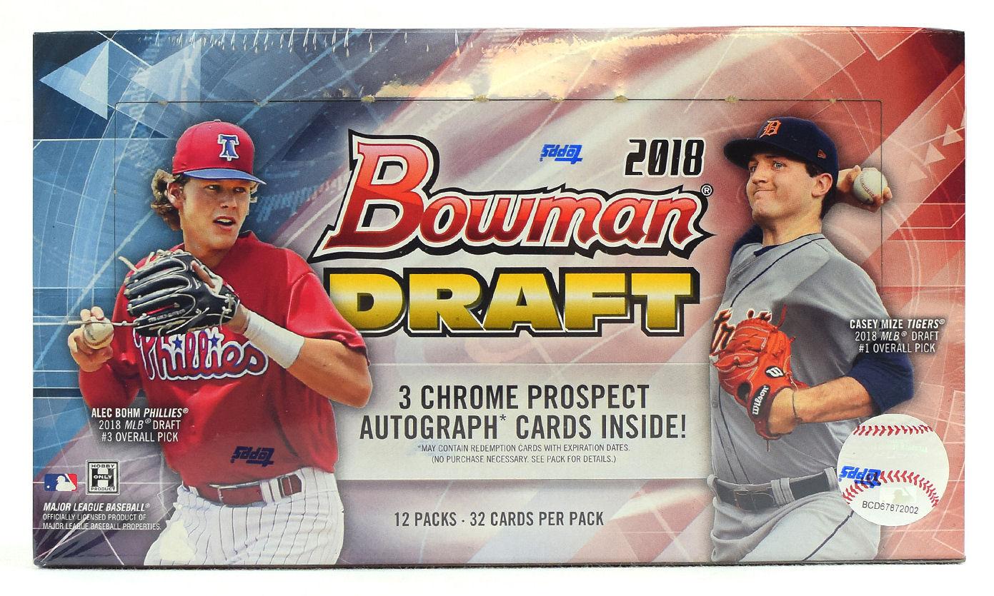 Alec Bohm ROOKIE CHROME 2018 Bowman Draft CHROME - PSA 9 Phillies