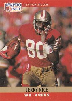 Jerry Rice #411 Prices, 1990 Pro Set