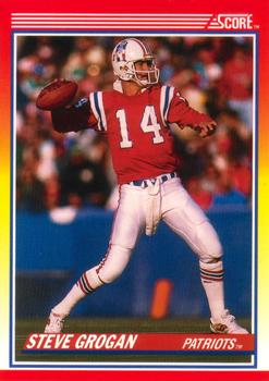 1980 Topps Football Card Steve Grogan QB New England Patriots sun0363