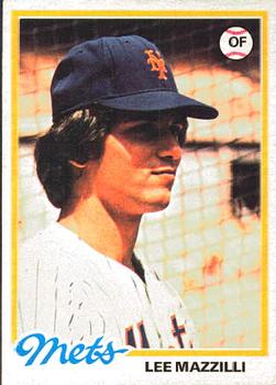 1981 Fleer Star Sticker Baseball #42 LEE MAZZILLI Mets