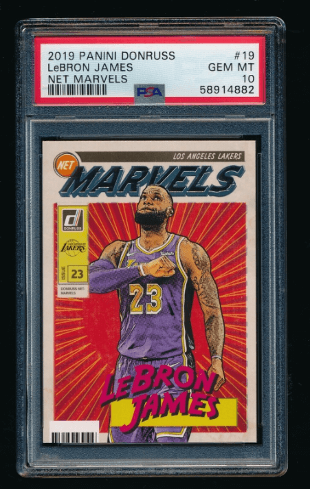LeBron James 2019 Donruss Net Marvels