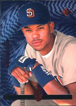 Derrek Lee autographed baseball card (Rancho Cucamonga Quakes, Padres) 1994  Classic Minor League Rookie #130