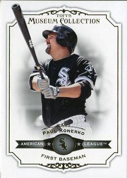 Paul Konerko player worn jersey patch baseball card (Chicago White Sox)  2008 Upper Deck #98PK