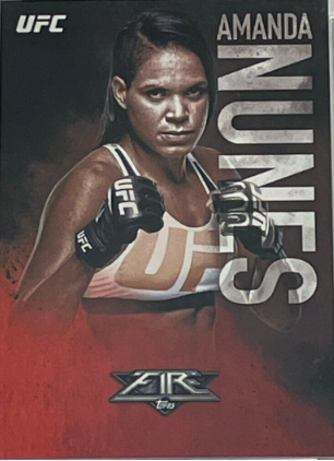 2017 Topps UFC Fire Amanda Nunes #41