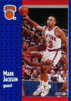 Mark Jackson autographed Basketball Card (Los Angeles Clippers) 1992 Upper  Deck #341