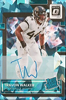 Zenith Football Travon Walker Jaguars Rookie 2024 Card *Signed* No. 125