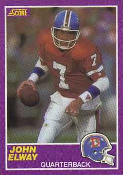 JOHN ELWAY 1988 TOPPS ALL PRO FOOTBALL CARD #23 - DENVE