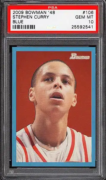 2009 Bowman ’48 - Stephen Curry RC - Standard Blue