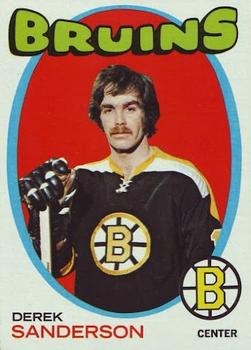At Auction: 1967 Topps Derek Sanderson Rookie RC Boston Bruins Hockey Card  #33 PSA 5