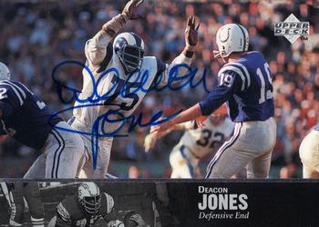 Deacon Jones Signed HOF Series Card Autographed 1084/2500 Rams 26963