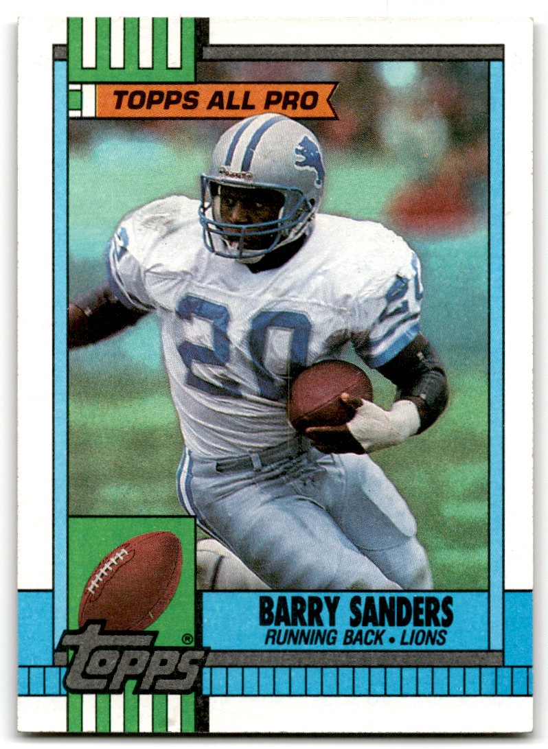 Sold at Auction: 1989 PRO SET BARRY SANDERS ROOKIE CARD