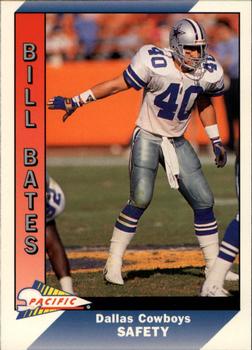 Bill Bates Dallas Cowboys Autographed Signed 1987 Topps #270 Card Beckett