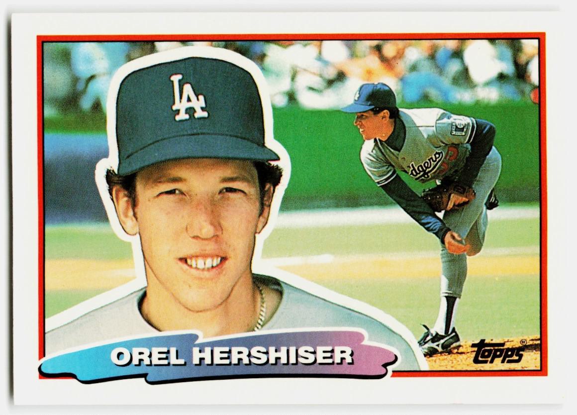 SIGNED AUTOGRAPH Orel Hershiser 1987 Topps Baseball Card -  Denmark