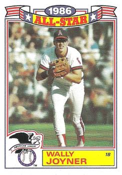  Wally Joyner baseball card (California Angels) 1987 O