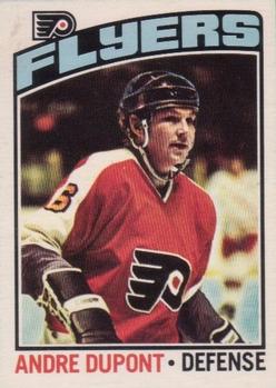 1974 Topps Regular (Hockey) Card# 67 Andre Dupont of the