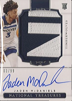 【レア期間限定出品・3/5 RC ジャーナン】Jaden Mcdaniels レア期間限定出品・3/5 RC ジャーナン】Jaden Mcdaniels 2023-24