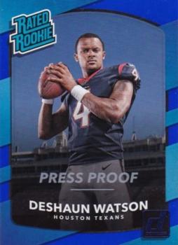 2017 National Treasures DESHAUN WATSON Auto /25 Jersey Rookie Clemson –  Forever Young Sports Cards