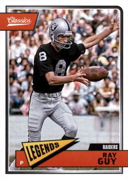 Autographed Ray Guy Oakland Raiders 1974 Topps Rookie card #219