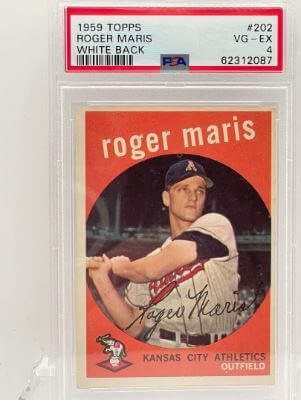 1959 Topps Roger Maris (Grey Back) #202