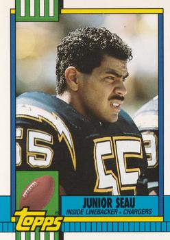 Topps Junior Seau 2002 Playoff Game Worn Jersey Card