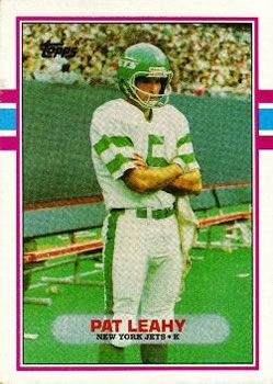 : 1991 Pro Set Football #607 Pat Leahy New York Jets The Official  Trading Card of the National Football League (NFL) : Collectibles & Fine Art