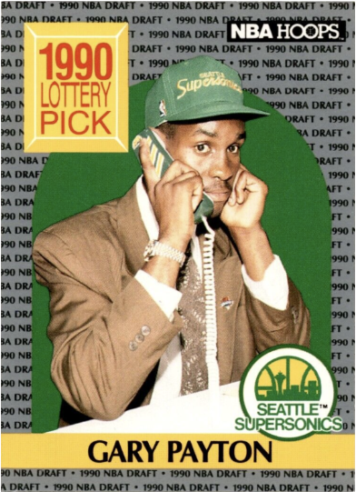 1990 Hoops Gary Payton Rookie #391
