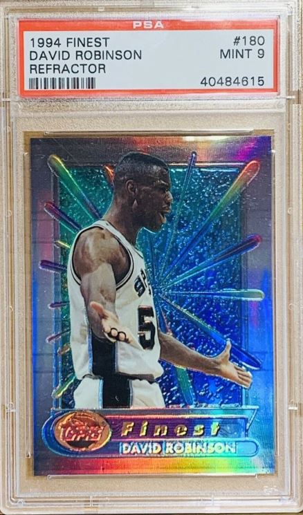 1994 Topps Finest David Robinson Refractor #180
