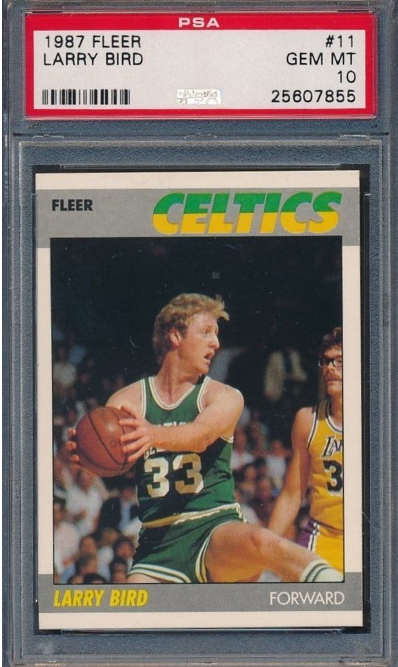 1987 Fleer Larry Bird #11