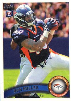 VON MILLER 2011 TOPPS CHROME #SR-VM SUPERLATIVE ROOKIES LA Rams super bowl  RC