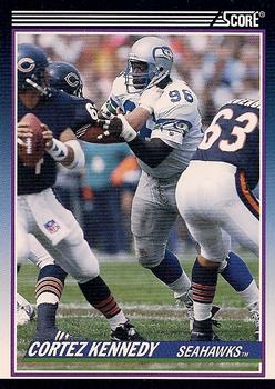 Cortez Kennedy Signed 1996 Upper Deck Seahawks Football Card #295 BAS COA  Auto'd