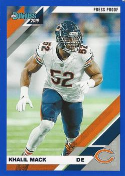 Khalil Mack Chicago Bears Buffalo 9-Card Panini Lot with Season Ticket  2019-2021